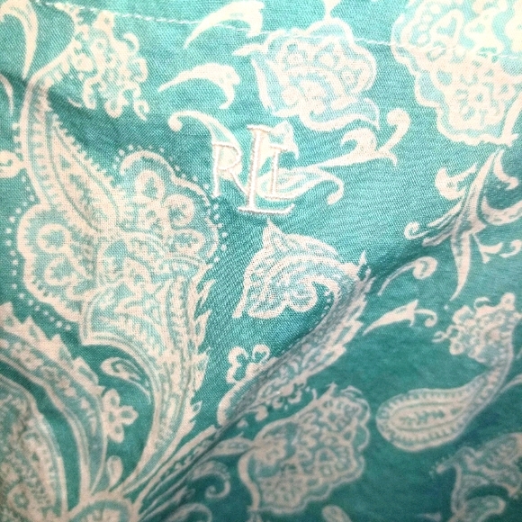 Lauren Ralph Lauren paisley floral capri - Picture 3 of 6